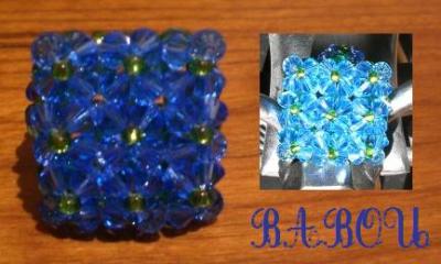 9 Fleurs Bleu&Vert
